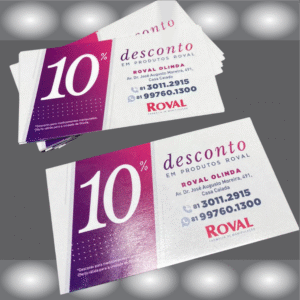 1.000 Cartões de Visita Coucê 250g