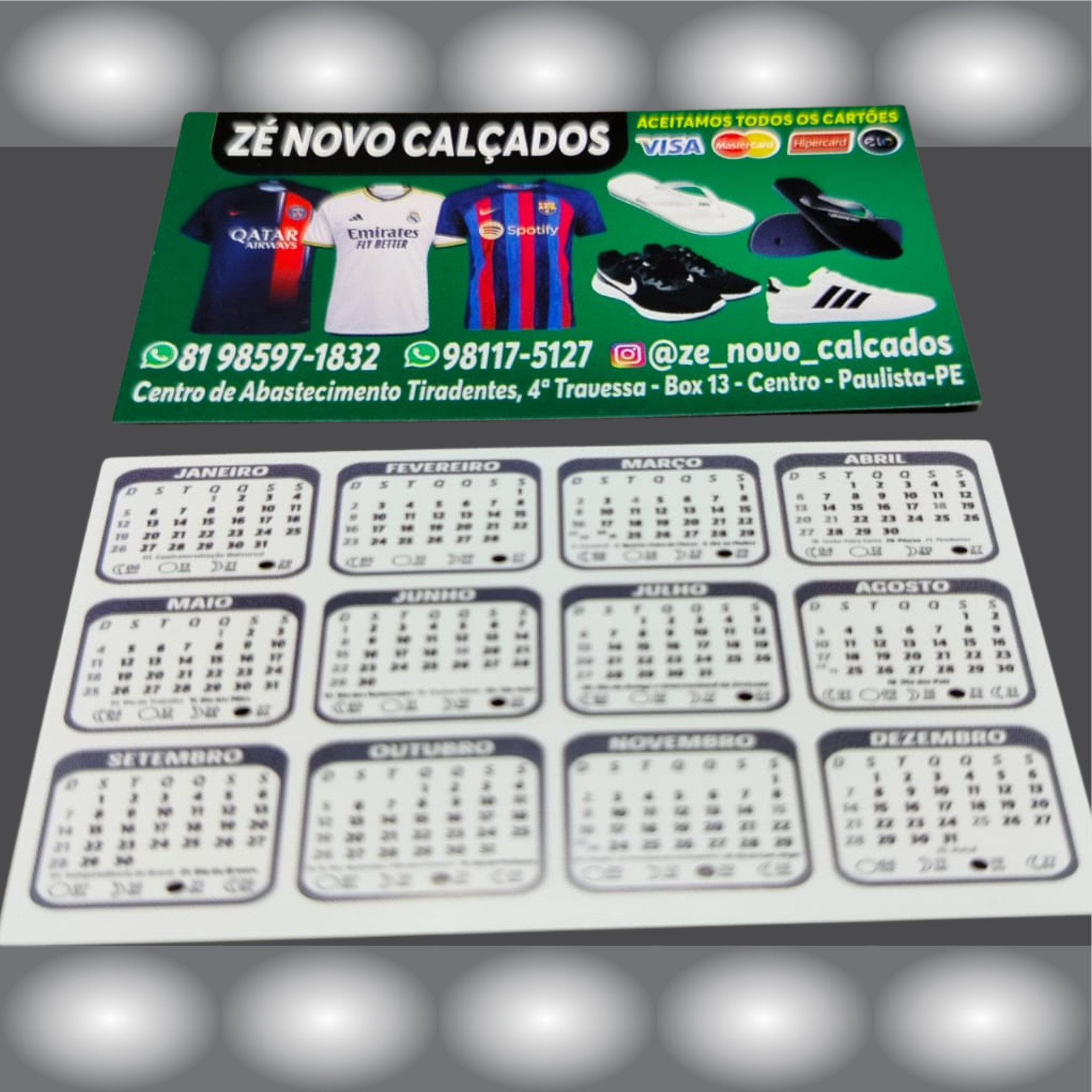 1000 Cartões de Visita Coucê 300g Frente e Verso - Imagem 2