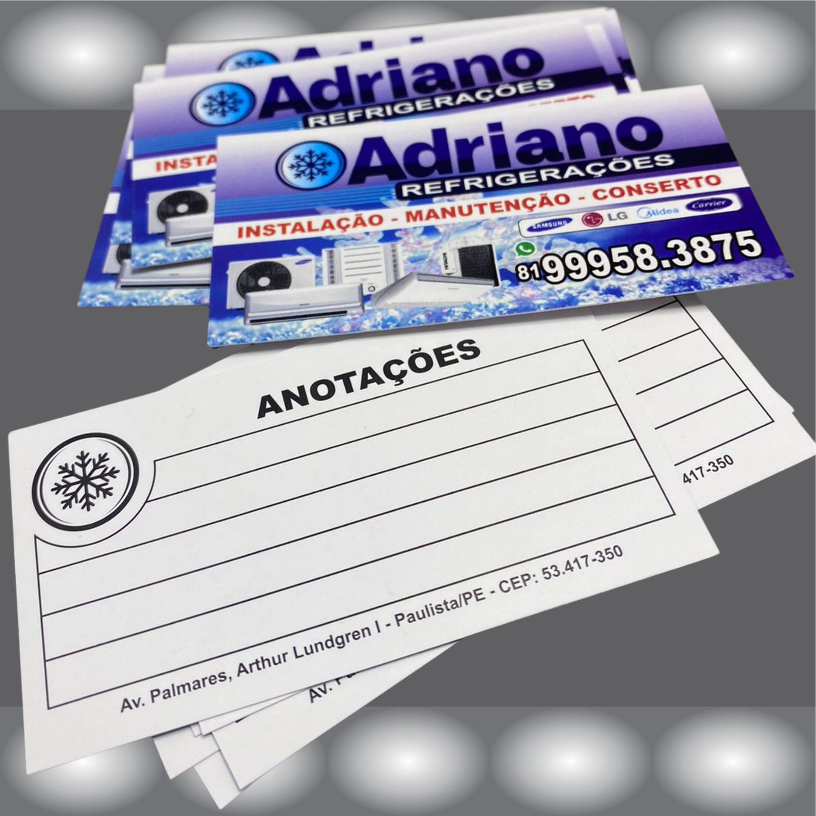 1000 Cartões de Visita Coucê 300g Frente e Verso - Imagem 3