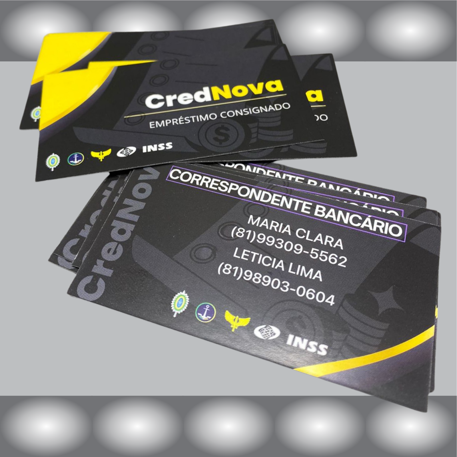 500 Cartões de Visita Coucê 250g Frente e Verso Colorido