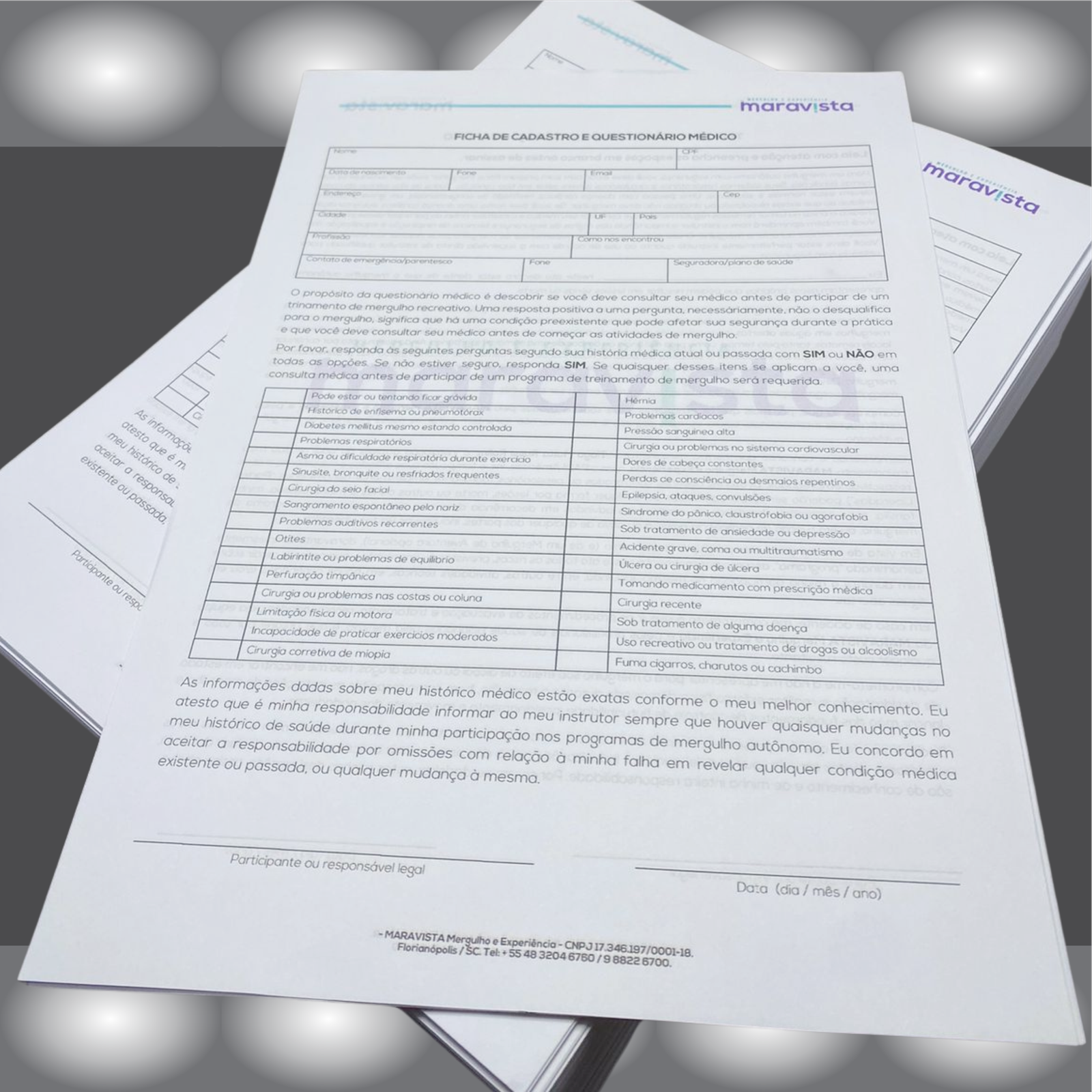 1.000 Ficha de Anamnese - em 72h