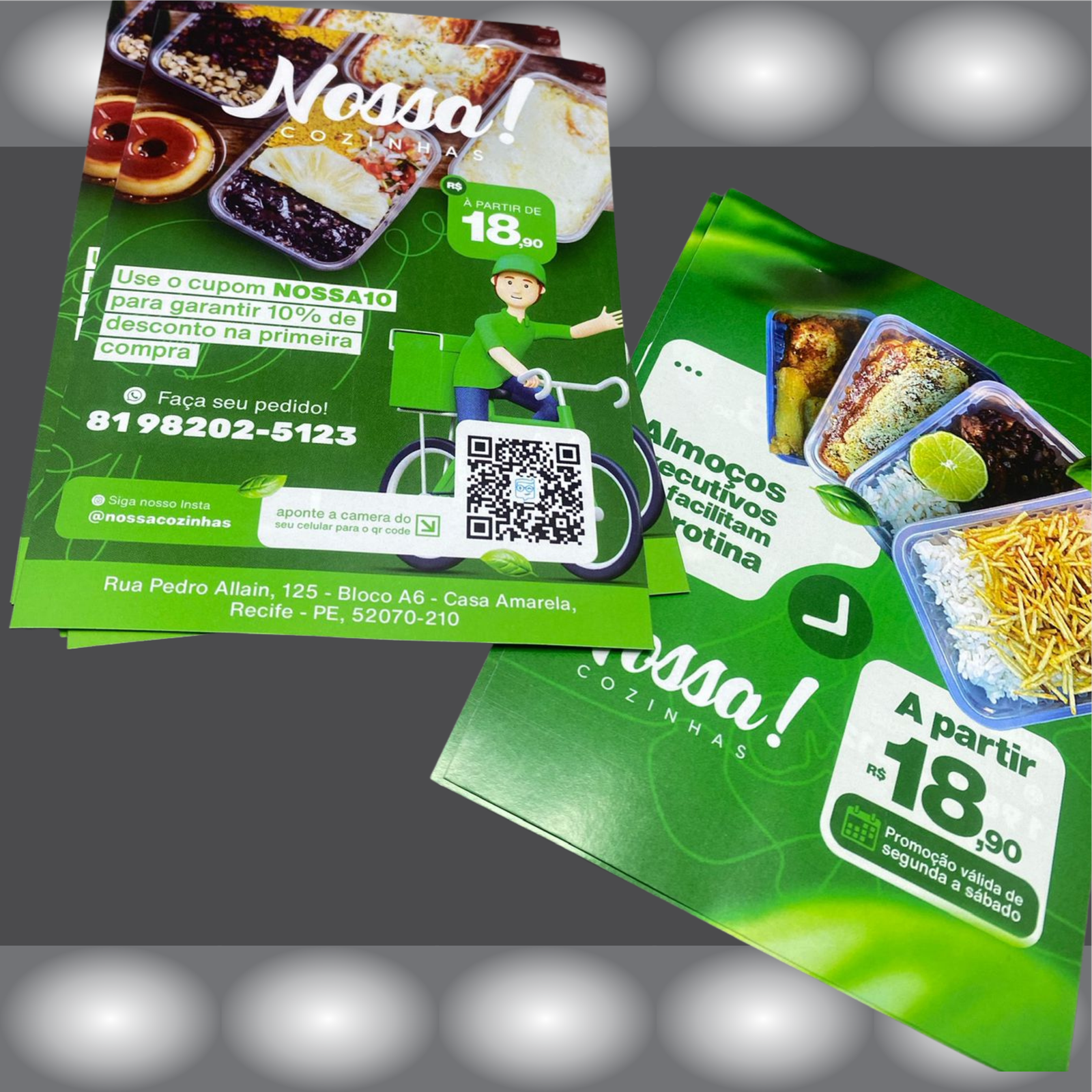 2.500 Panfletos 10x14cm colorido frente e verso