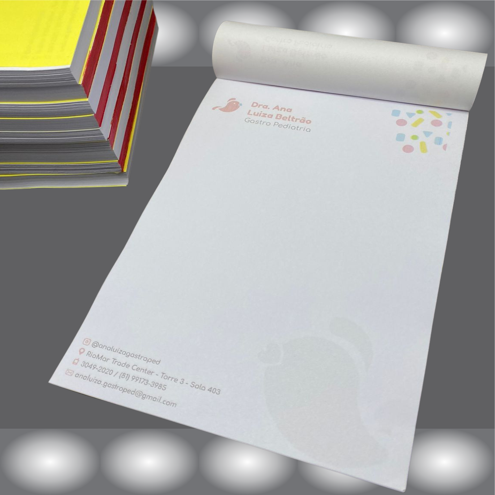 05 Blocos Receituários-Recibo-Pedido-Orçamento 15x21