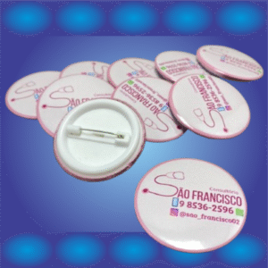 Botton 4,5cm R$ 5,90 a unidade - em 24 a 72h