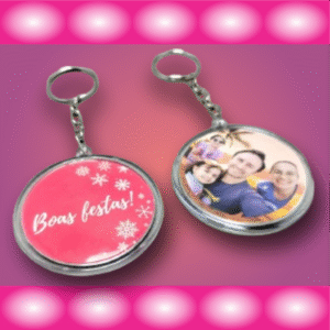 50 Chaveiro Redondo Acrilico R$ 2,99 a unidade - em 24 a 72h