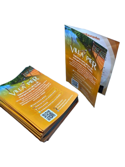 Folder com Dobra 14x20cm - Imagem 3